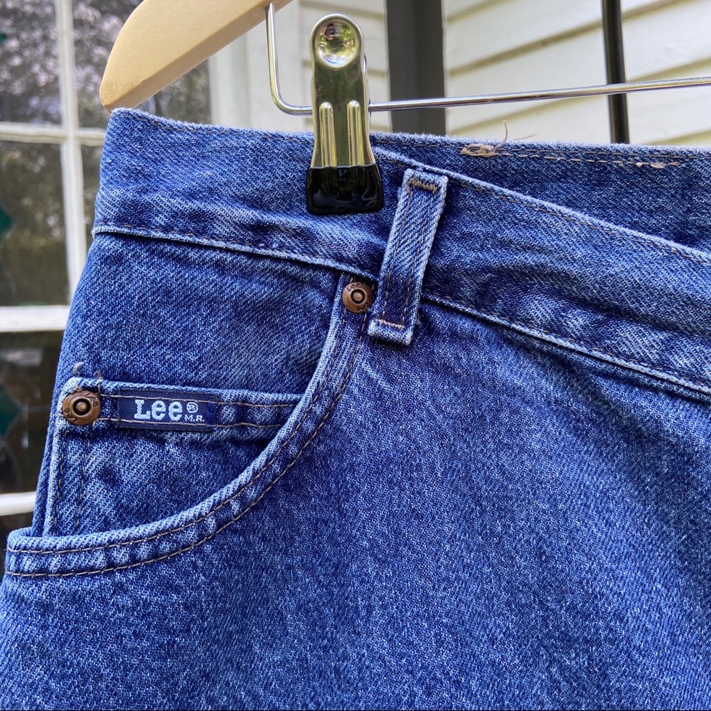 🍄5/$25 Vtg Lee • Tapered High Rise Jeans - Picture 5 of 8